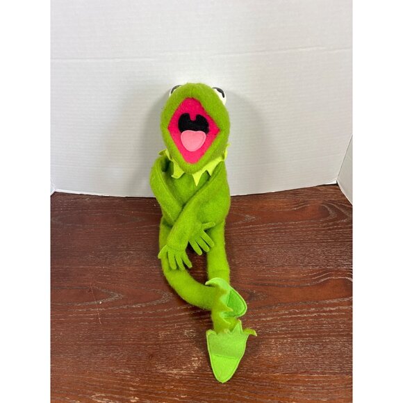 Vintage Fisher-Price Kermit The Frog Plush Doll 1976 Jim Henson Muppets 15" Z3 - Picture 1 of 4